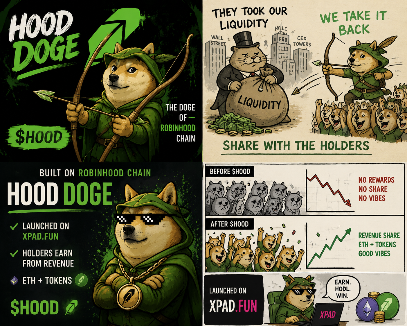 HOOD DOGE meme sheet